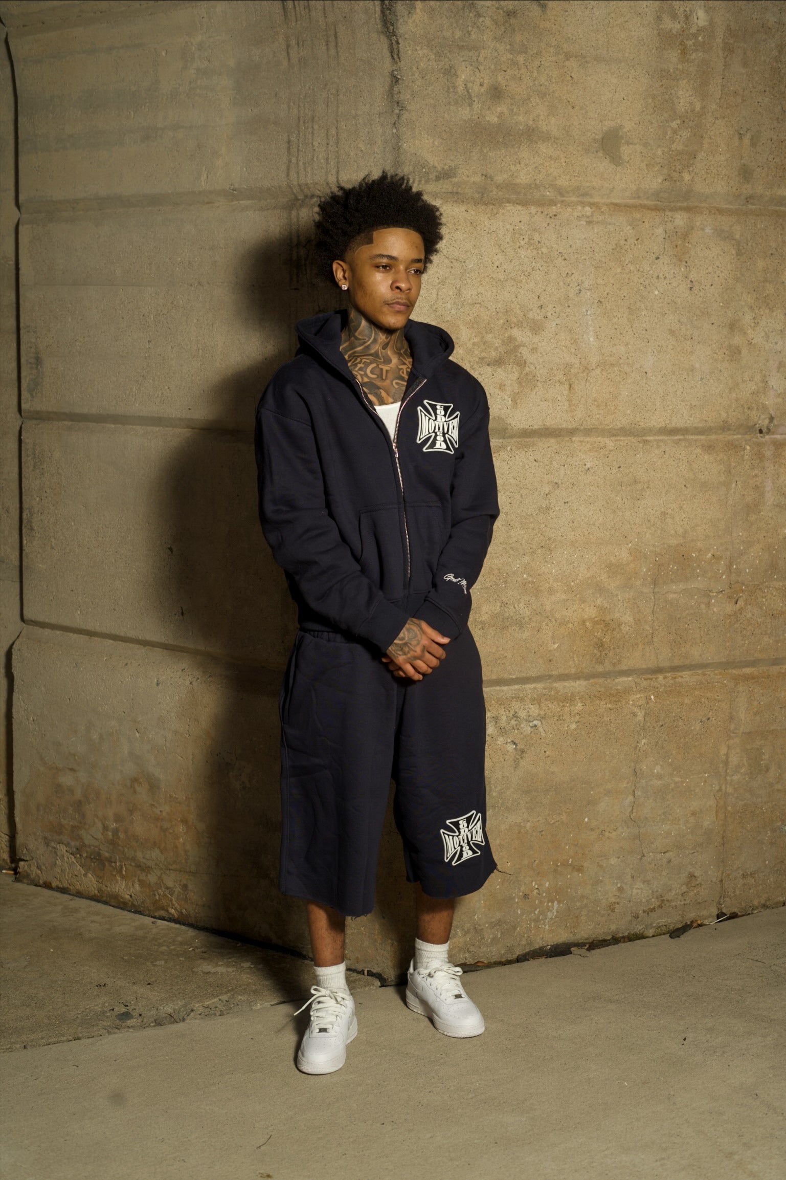Navy G*M Cotton Set