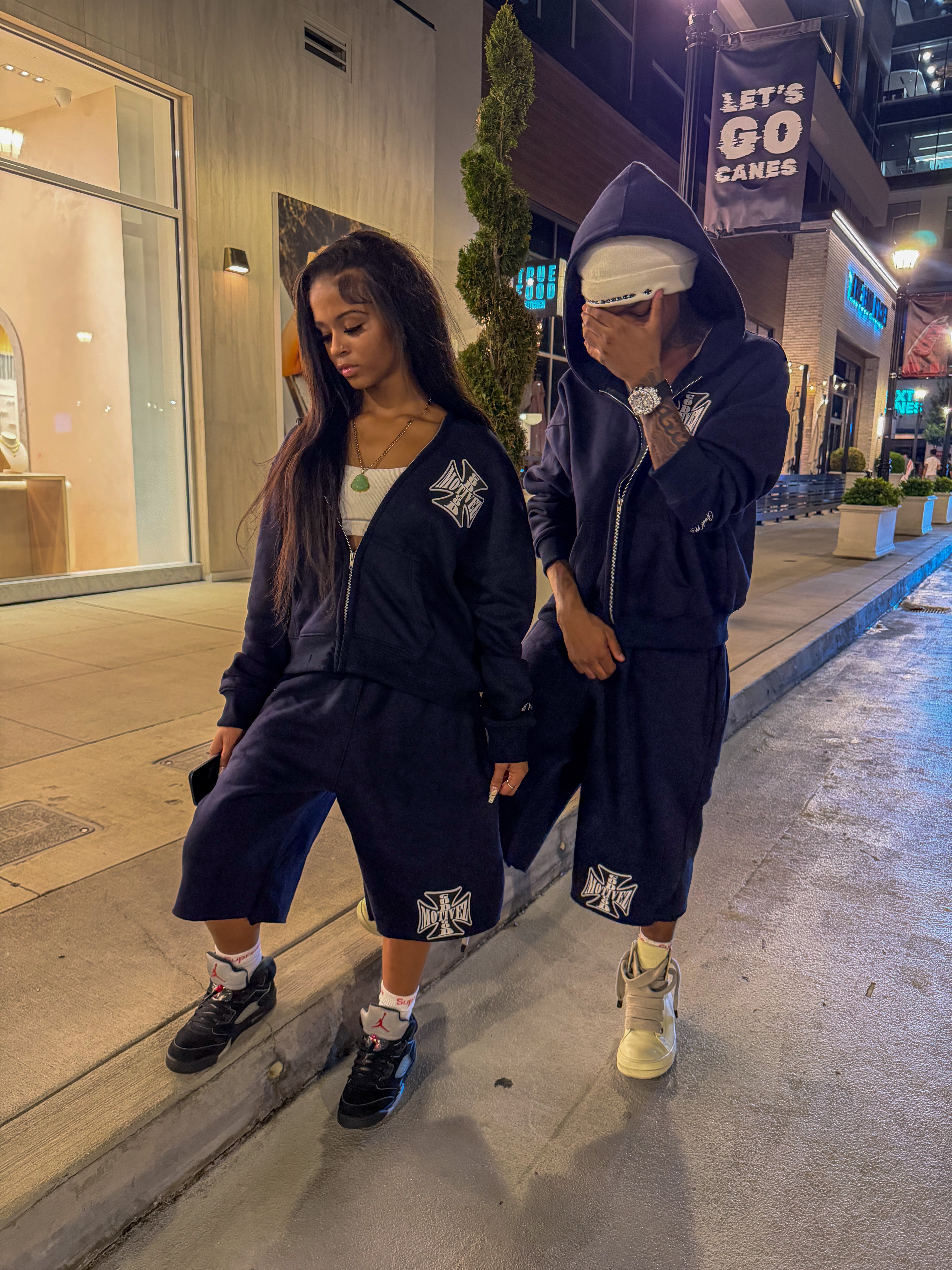Navy G*M Cotton Set