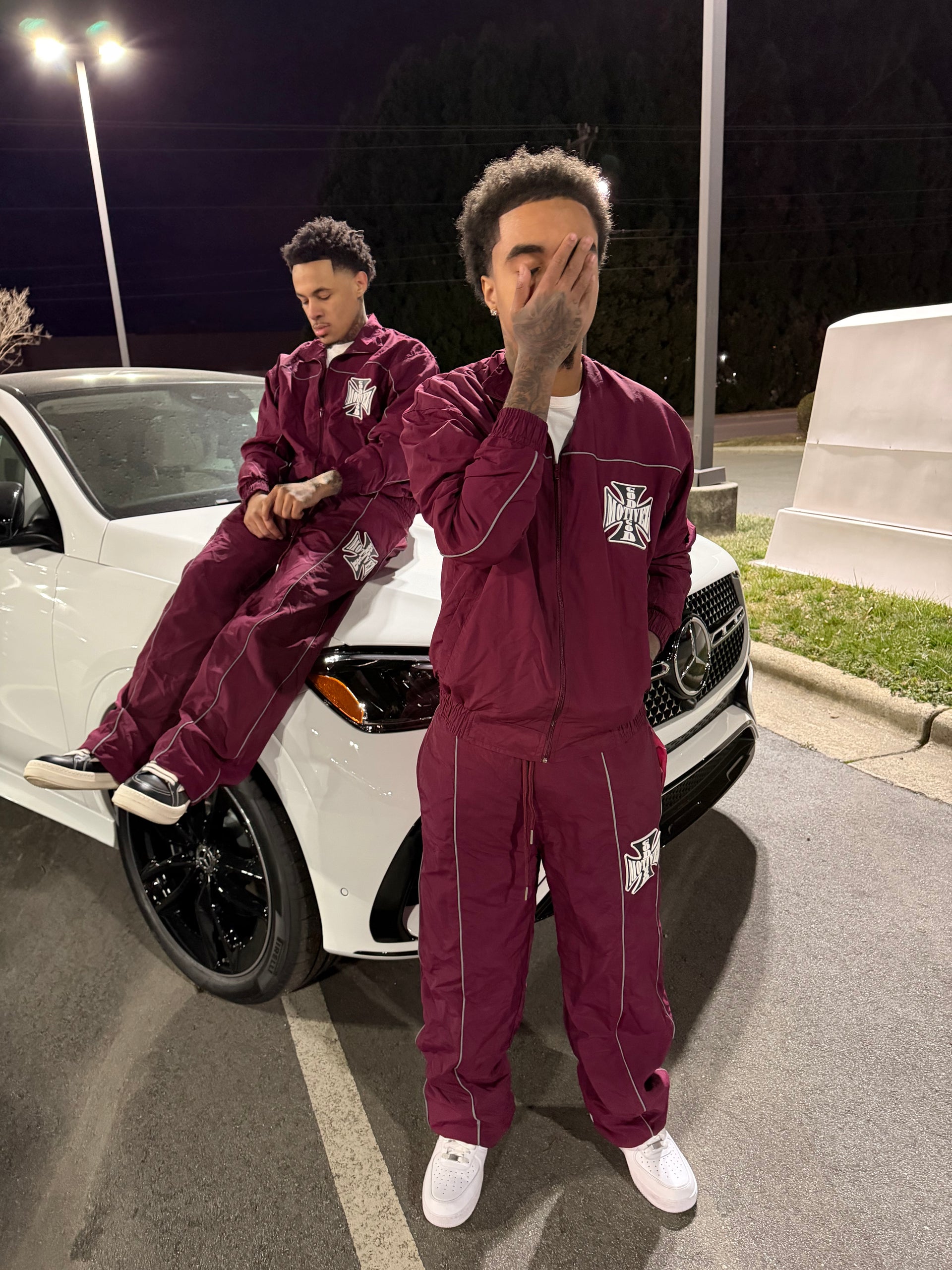 Wine G*M Tracksuit