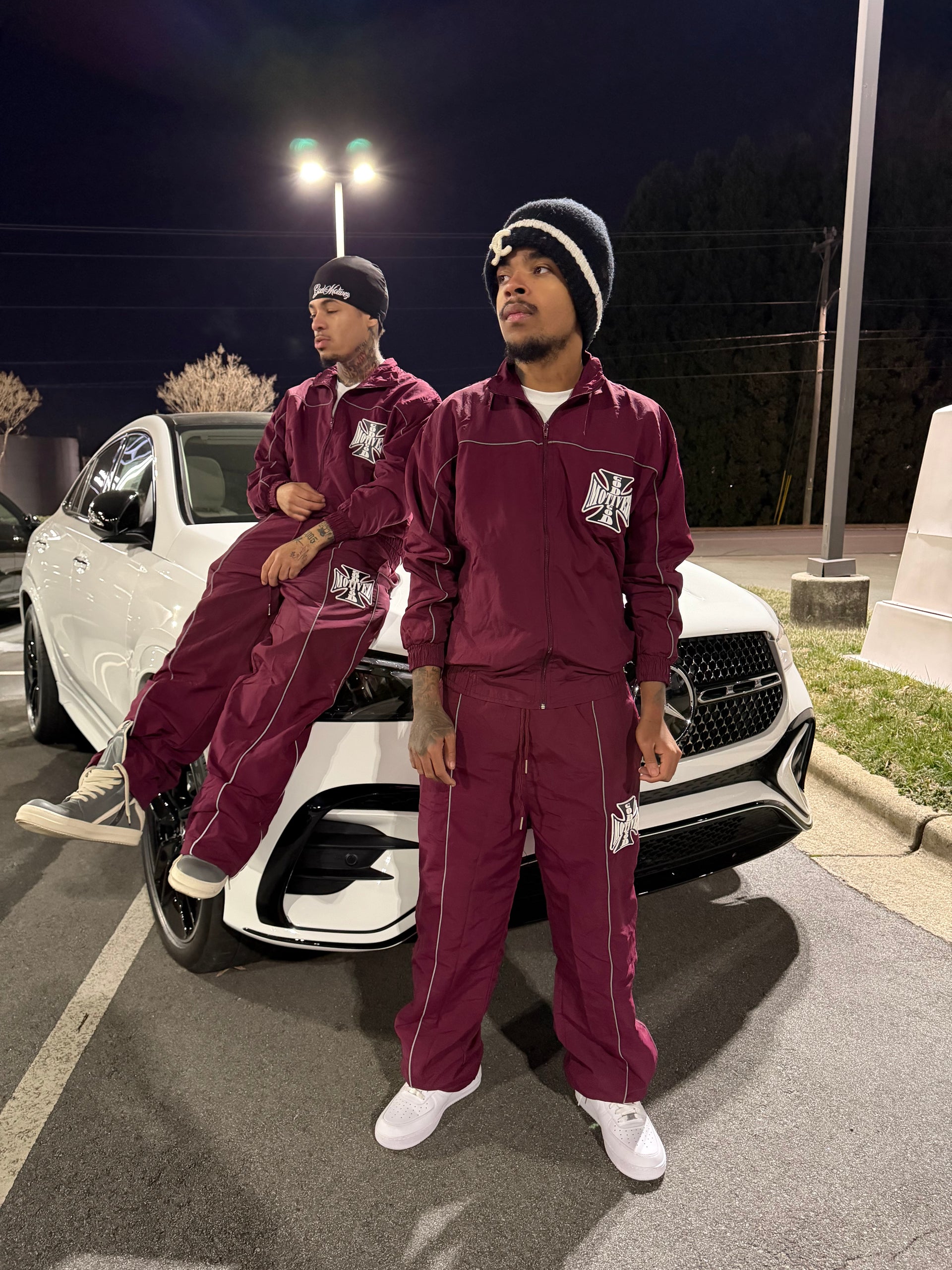 Maroon G*M Tracksuit