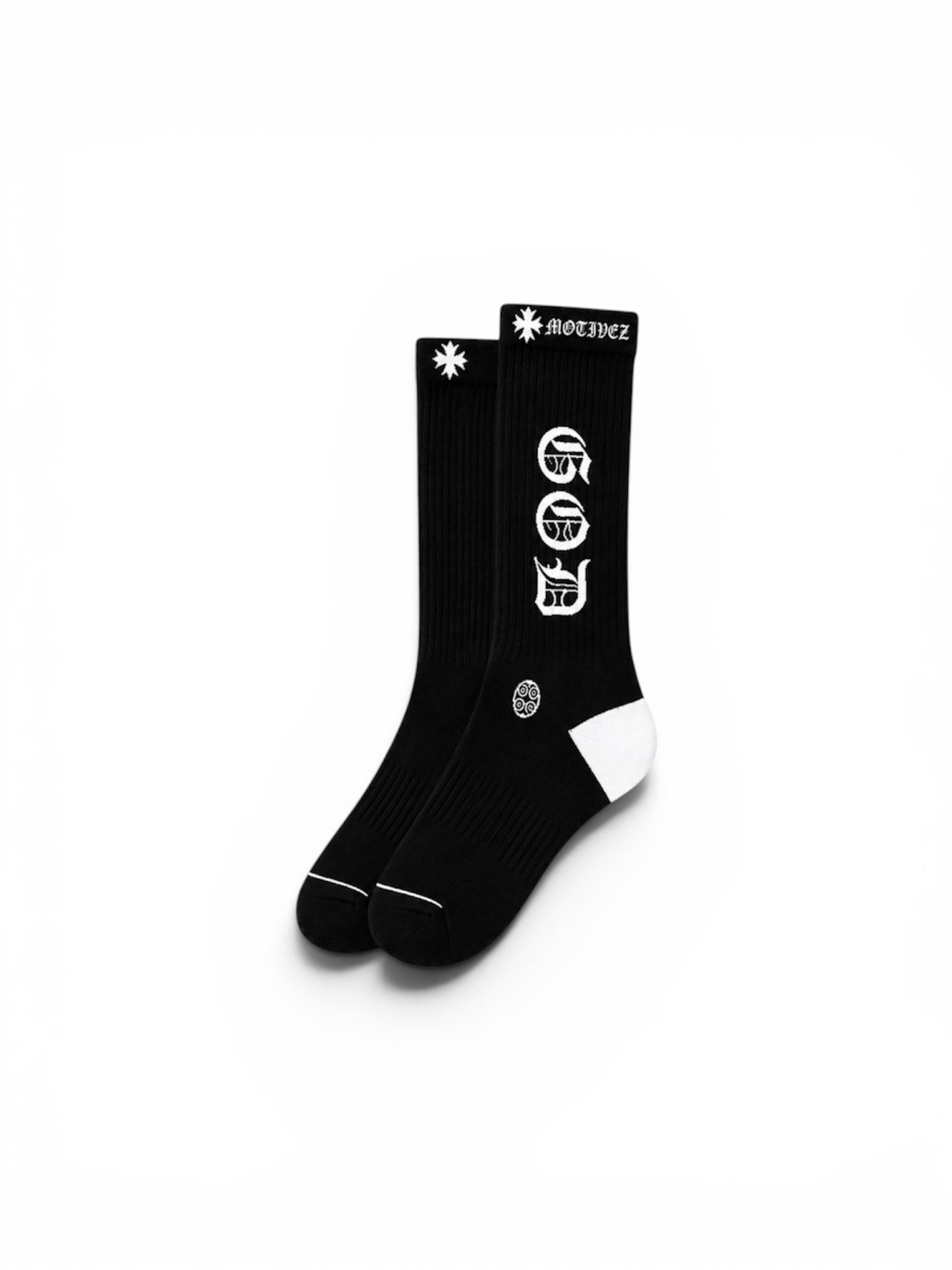 Black "chrome" G*M Socks
